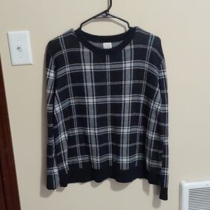 Plaid sweater